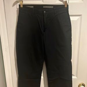 Lee custom fit waistband black 30x30 dress casual khaki pants 4203601